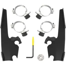 MEMPHIS SHADES MEB2016 MOUNTING KIT TRIGGER-LOCK BATWING-FAIRING BLACK