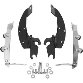 MEMPHIS SHADES MEK1900 MOUNTING KIT TRIGGER-LOCK BATWING-FAIRING BLACK