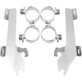 MEMPHIS SHADES MEK1903 MOUNTING KIT TRIGGER-LOCK BATWING-FAIRING POLISHED