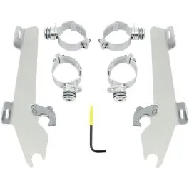 MEMPHIS SHADES MEK1990 MOUNTING KIT TRIGGER-LOCK BATWING-FAIRING POLISHED