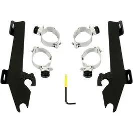 MEMPHIS SHADES MEB1990 MOUNTING KIT TRIGGER-LOCK BATWING-FAIRING BLACK