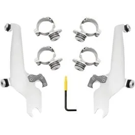 MEMPHIS SHADES MEK2018 MOUNTING KIT TRIGGER-LOCK SPORTSHIELD-WINDSHIELD POLISHED