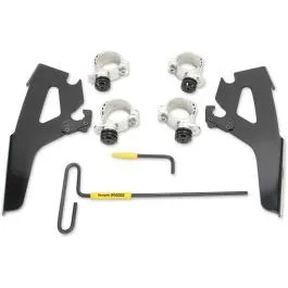 MEMPHIS SHADES MEB2021 MOUNTING KIT TRIGGER-LOCK MEMPHIS FATS/SLIM-WINDSHIELD BLACK