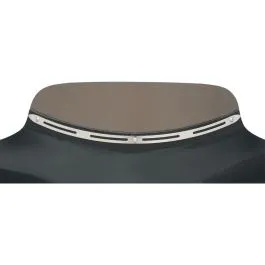 MEMPHIS SHADES MEM0923 WINDSHEILD TRIM BATWING-FAIRING SLOTTED SLIM POLISHED