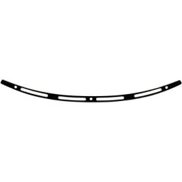 MEMPHIS SHADES MEB0945 WINDSHIELD TRIM OEM-FAIRING SLOTS BLACK