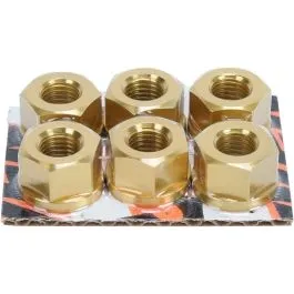 DRIVEN RACING DSNGD SPROCKET NUTS / ALU / 10MM / GOLD (6 PCS)