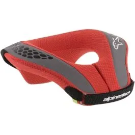 ALPINESTARS 6741018-13-SM YOUTH SEQUENCE NECK SUPPORT RED/BLACK S/M
