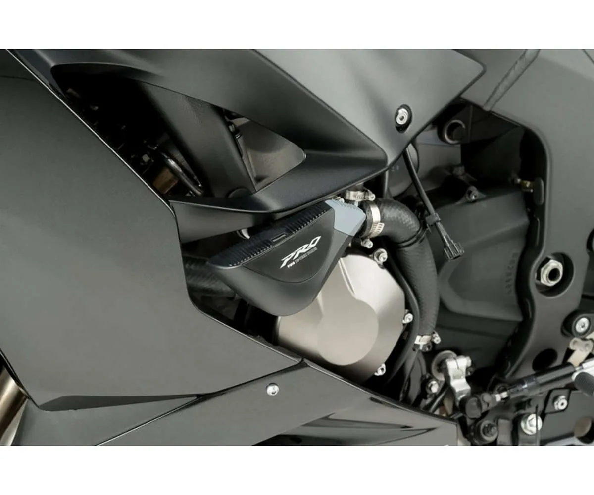 Tamponi Puig Paratelaio Pro Kawasaki Zx-6r Ninja 600 2017 > 2023 Nero-3181N-405402