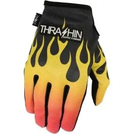 THRASHIN SUPPLY CO. SV1-07-10 GLOVE STLTH FLAME LG