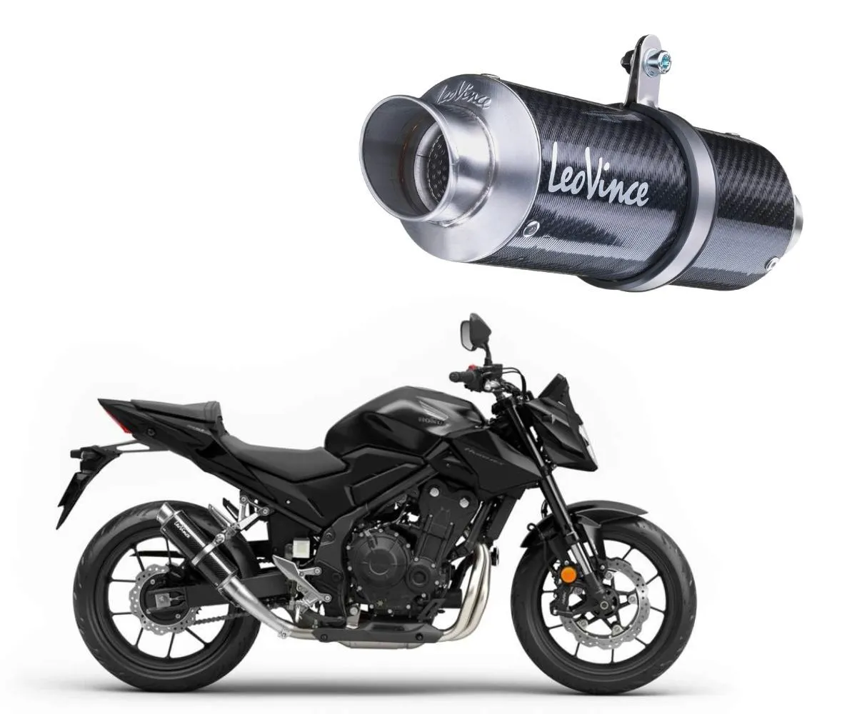 Terminale Di Scarico Gp Corsa Carbonio Honda Cb 500 Hornet 2024-3395U-419555