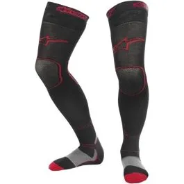 ALPINESTARS 4705015-13-LXL LONG MX SOCKS BLACK/RED L-2XL
