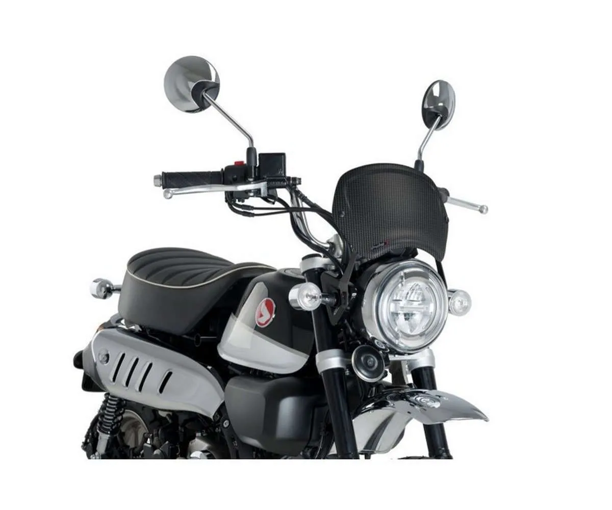 Carenatura Frontale Puig Honda Monkey 125 2019 > 2024 Carbon Look-3504C-404885