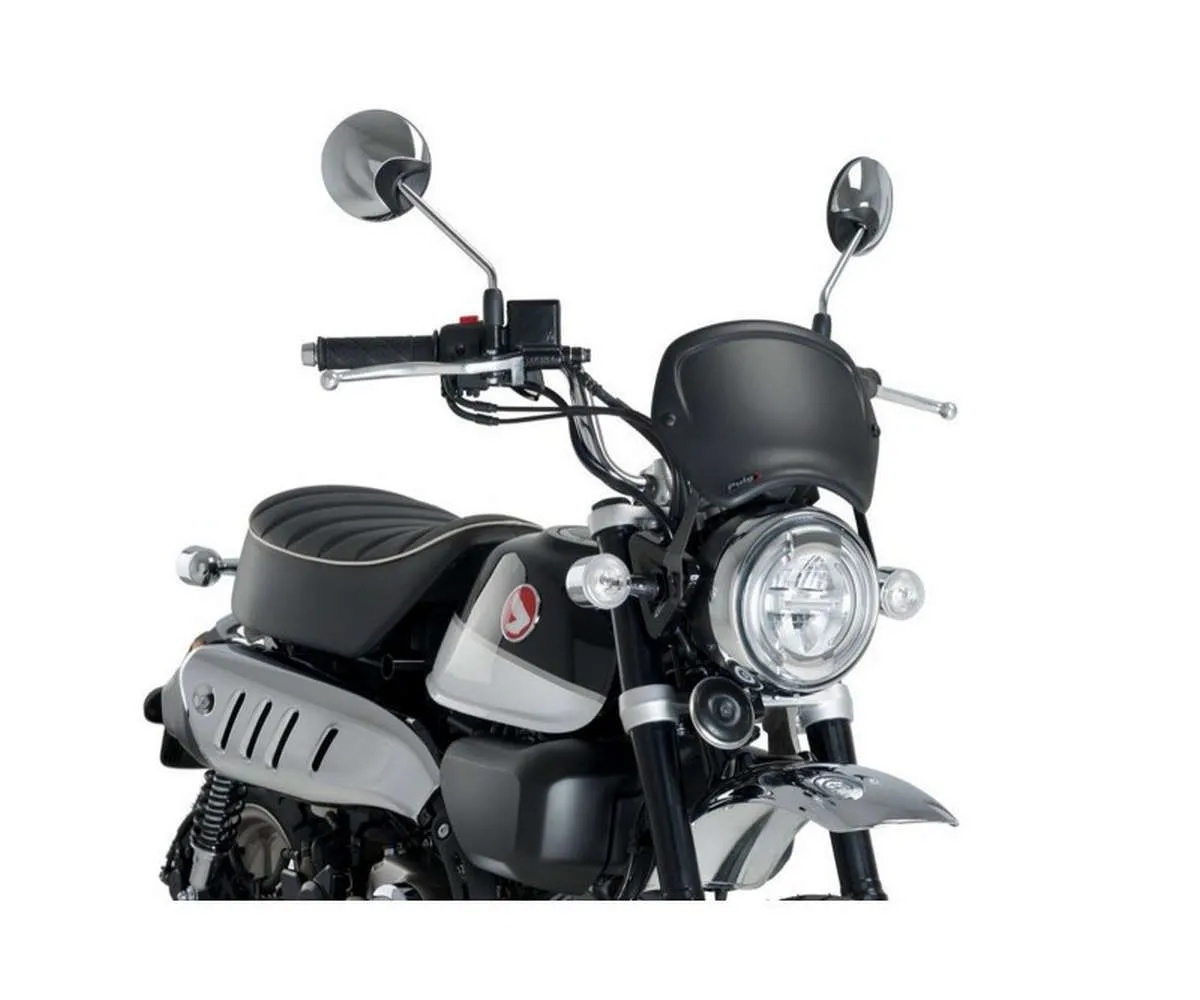 Carenatura Frontale Puig Honda Monkey 125 2019 > 2024 Nero Opaco-3504J-404886