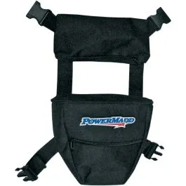 POWERMADD 73602 HANDLEBAR BAG DELUXE TEXTILE STORAGE BLACK