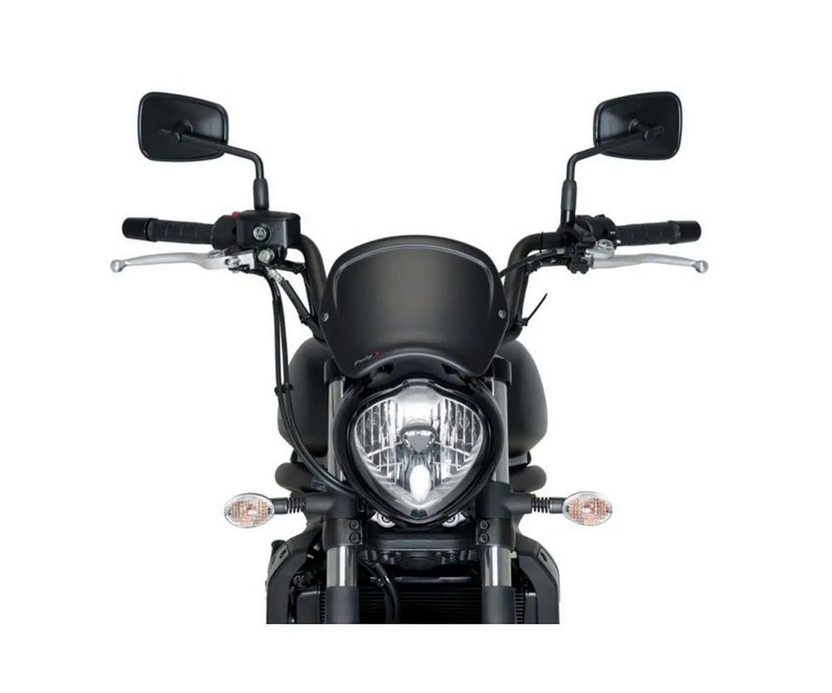 Carenatura Frontale Puig Hyosung Gv 125 S Aquila 2019 > 2020 Nero Opaco-3590J-404888
