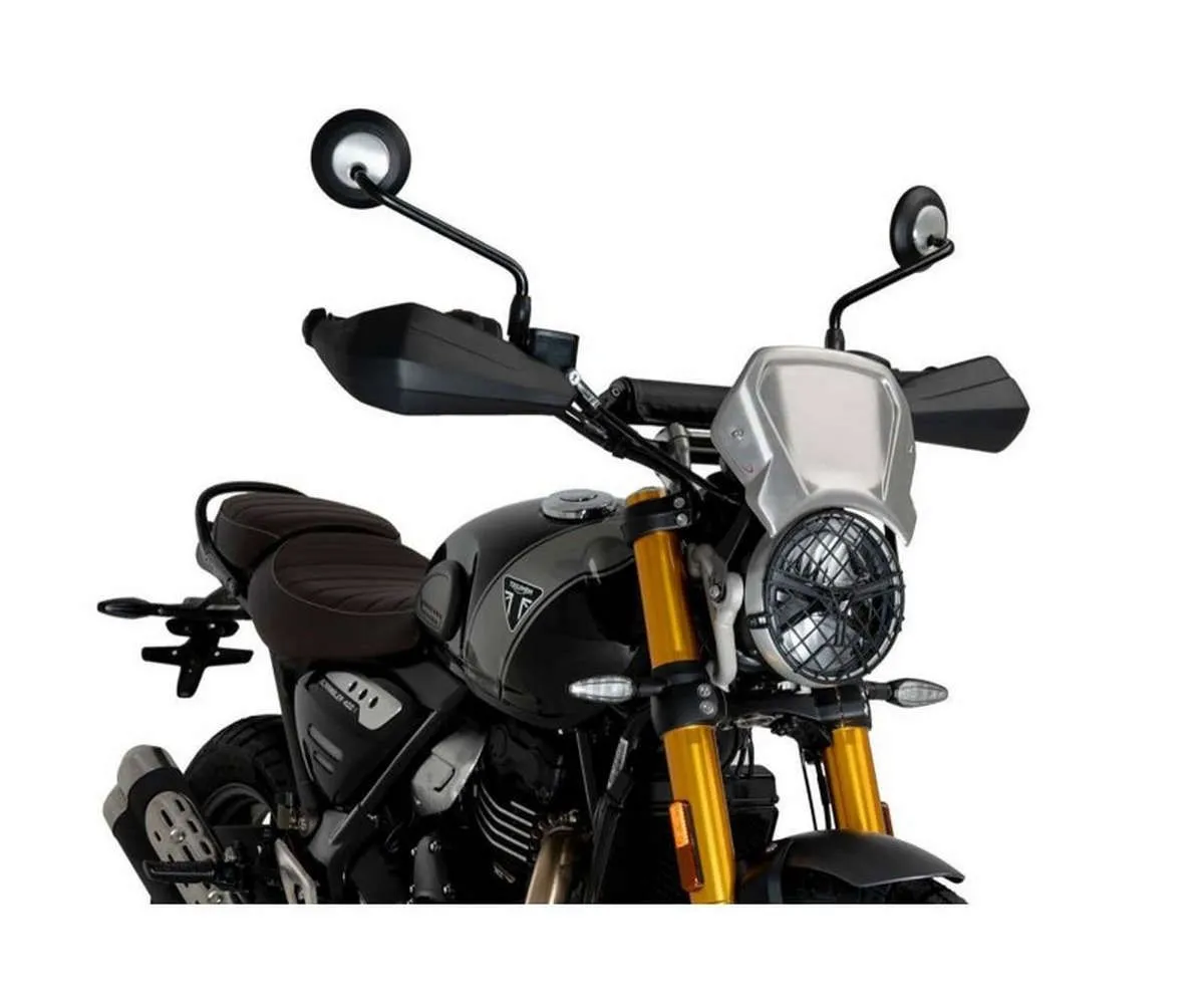 Carenatura Frontale Puig In Alluminio Brixton Crossfire 500 2020 > 2024 Silver-3593P-404895