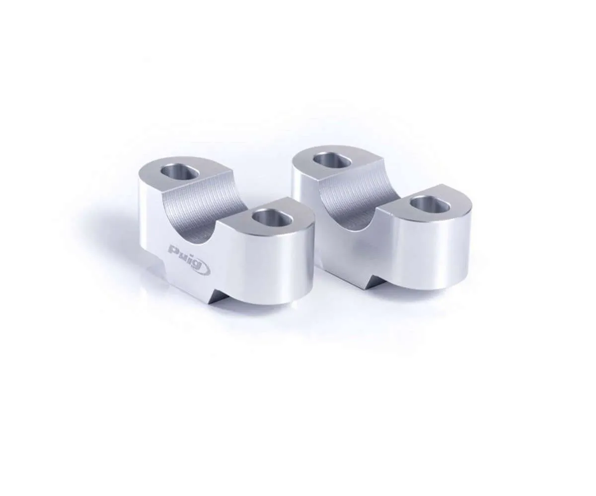Risers Puig Per Manubri Suzuki Gsx-s 125 2017 > 2024 Silver-3671p-3671P-407331