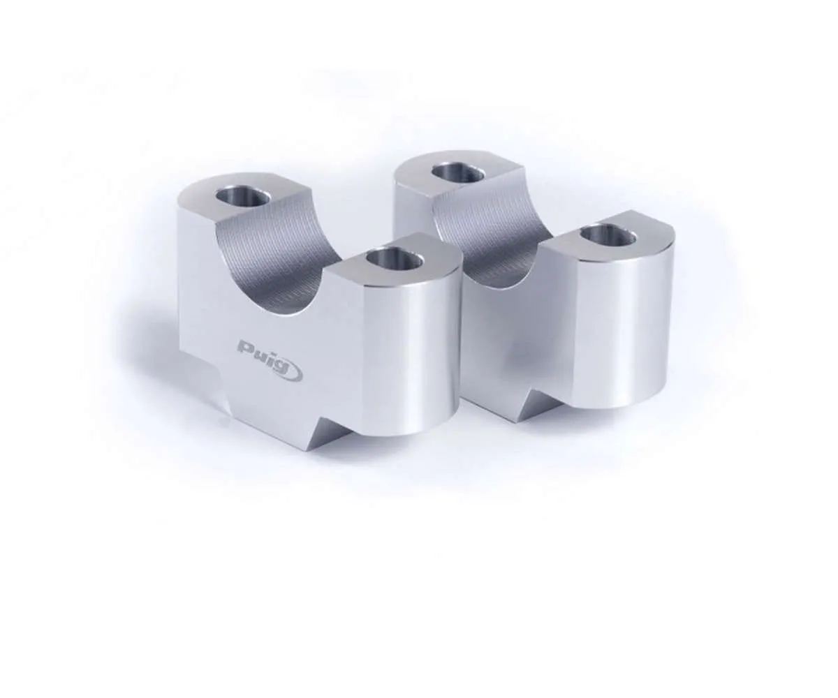 Risers Puig Per Manubri Yamaha Xsr 125 2021 > 2024 Silver-3672p-3672P-407360