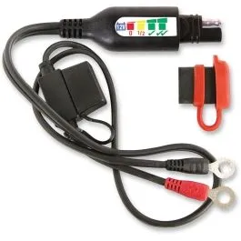 TECMATE O124 BATTERY CORD EYE WITH TEST FOR 12V LEAD ACID BATTERYS