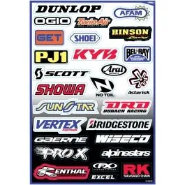 FACTORY EFFEX 10-68000 DECAL SPONSOR KIT A