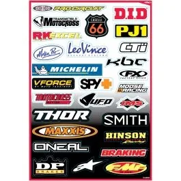 FACTORY EFFEX 10-68002 DECAL SPONSOR KIT B