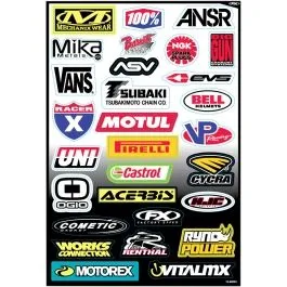 FACTORY EFFEX 10-68004 DECAL SPONSOR KIT C