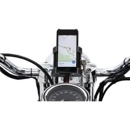 CIRO 50215 SMARTPHONE/GPS HOLDER PREMIUM WITH BAR MOUNT 1 25' BLACK
