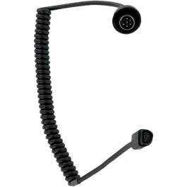 J & M HC-ZJM Z-SERIES LOWER SECTION 8-PIN TO 6-PIN CORD FOR ELITE 801 HEADSET