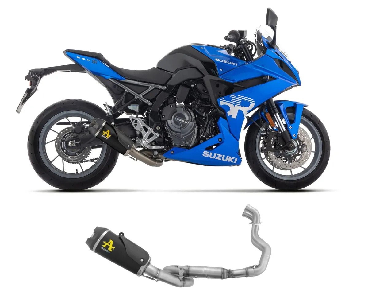 Scarico Completo Works Arrow Nichrom Dark Con Fondello Carby Per Suzuki Gsx-8r 2024.-71979PKN-415548
