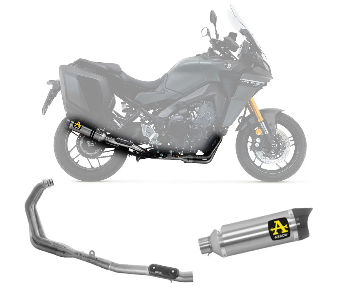 Scarico Completo Catalizzato Arrow Thunder Yamaha Tracer 9 Gt Titanio 2021 > 2024-71934PK--71762KZ-250068
