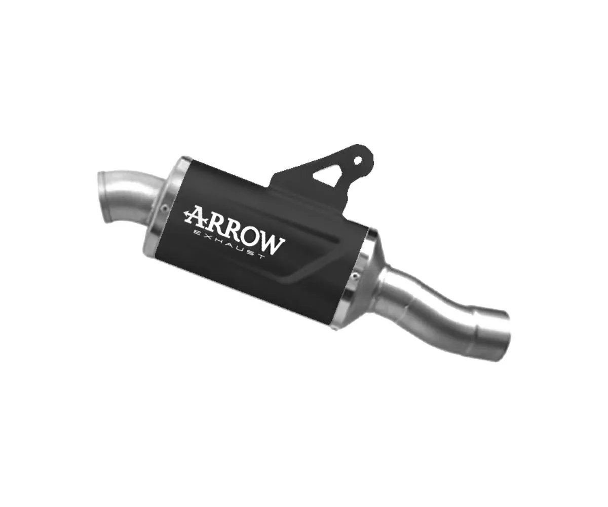 Terminale Di Scarico Arrow Indy Race Evo In Alluminio Dark Fondello In Acciaio Per Bmw R 1300 Gs Adventure 2023 > 2024-72651AON-415529