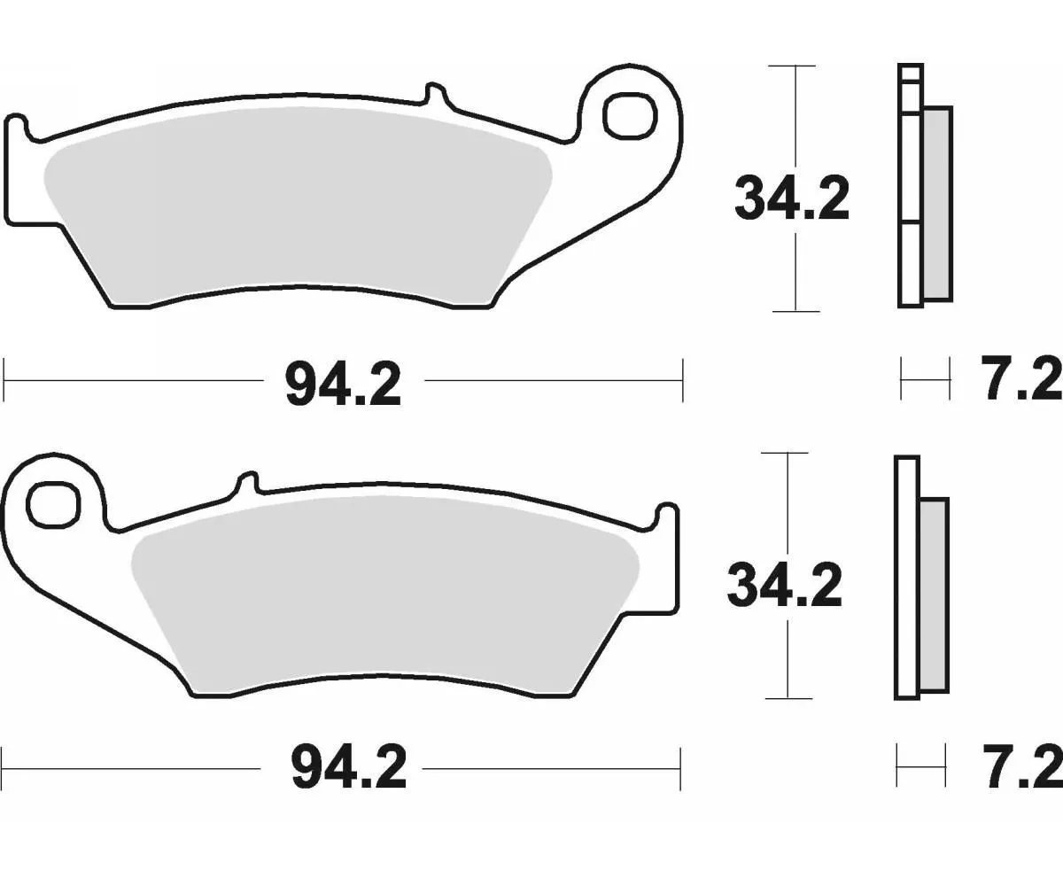 Pastiglia Freno Anteriore Sinistro Braking Cm46 Per Beta Rr 2t 200 2019 > 2023-772CM46-419945