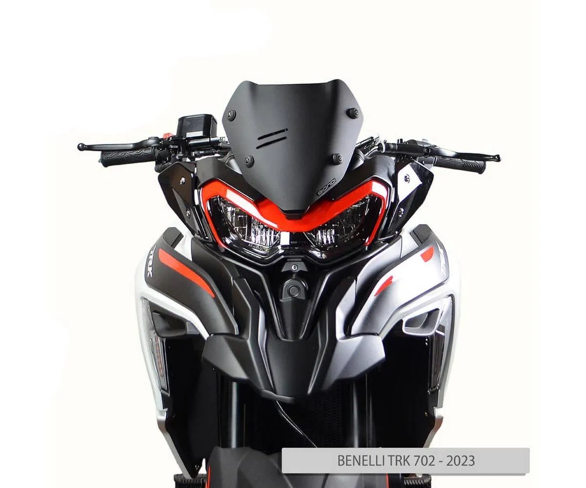 Cupolino Biondi Satinato Nero 8010479 Sport Per Benelli Trk 702 X 2023 > 2024-8010479-414792