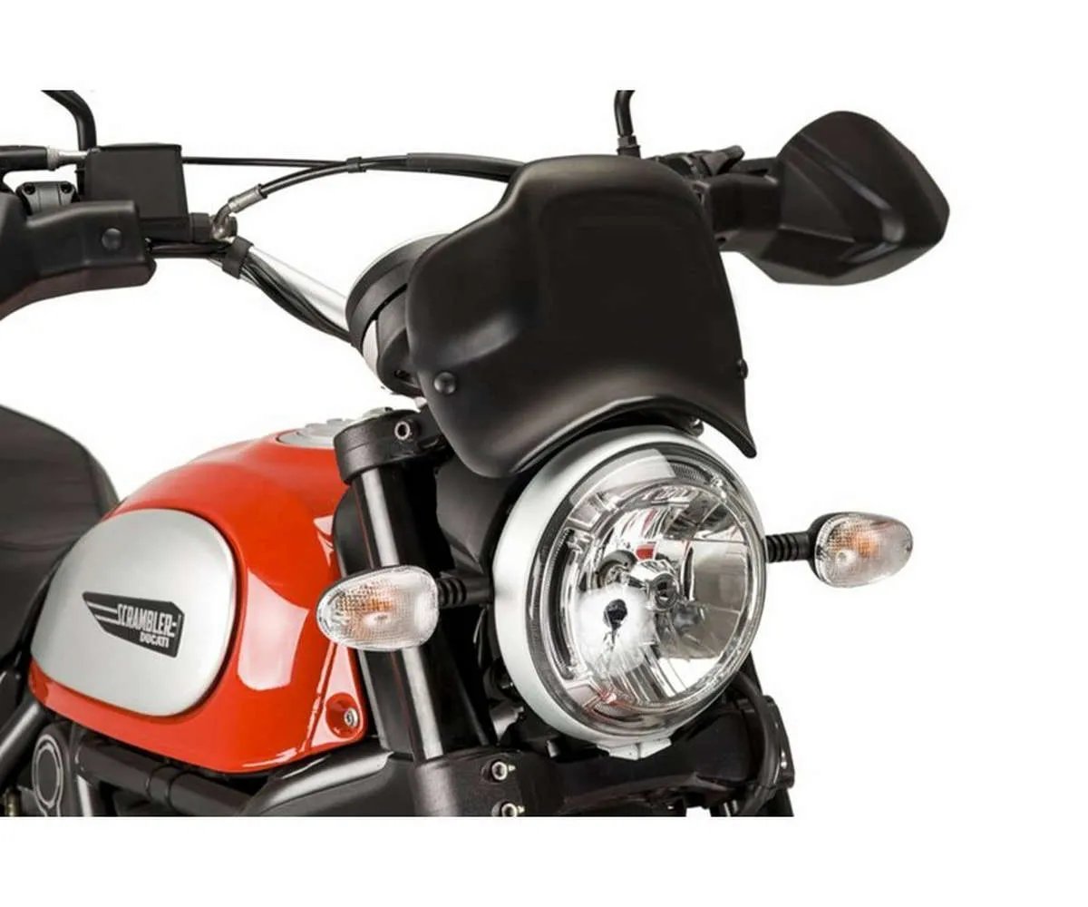 Carenatura Frontale Puig Ducati Scrambler Desert Sled/cafe Racer 2017 > 2024 Nero Opaco-9177J-404865