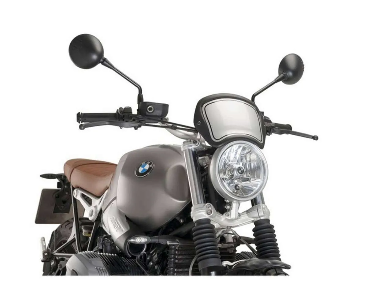 Carenatura Frontale Puig Bmw R Nine T Scrambler 2016 > 2020 Nero Opaco-9252J-404859