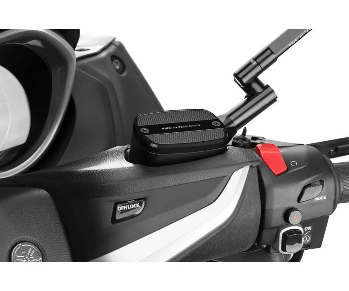 Tappo Puig Serbatoio Anteriore Per Fluido Freno Anteriore/posteriore Yamaha T-max 500 2008 > 2011 Nero-9269N-406372