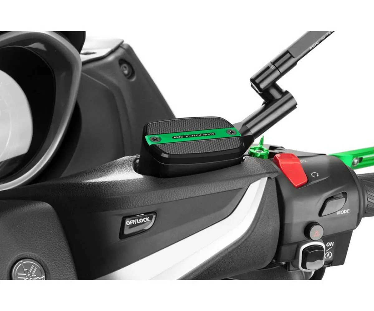 Tappo Puig Serbatoio Anteriore Per Fluido Freno Anteriore/posteriore Yamaha T-max 500 2008 > 2011 Verde-9269V-406376