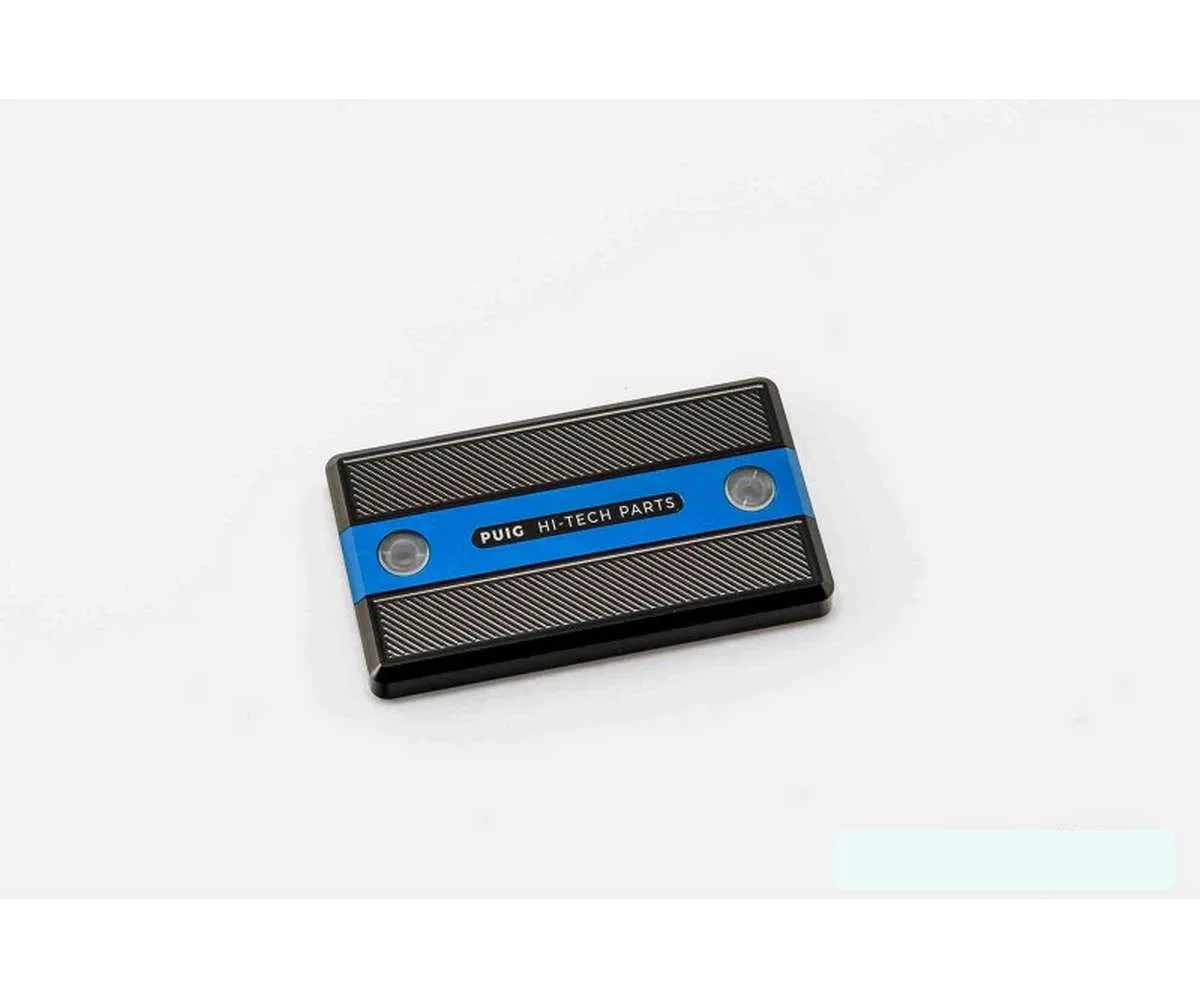 Tappo Puig Serbatoio Anteriore Per Fluido Freno Suzuki Gsr 750 2011 > 2016 Blu-9270A-405792