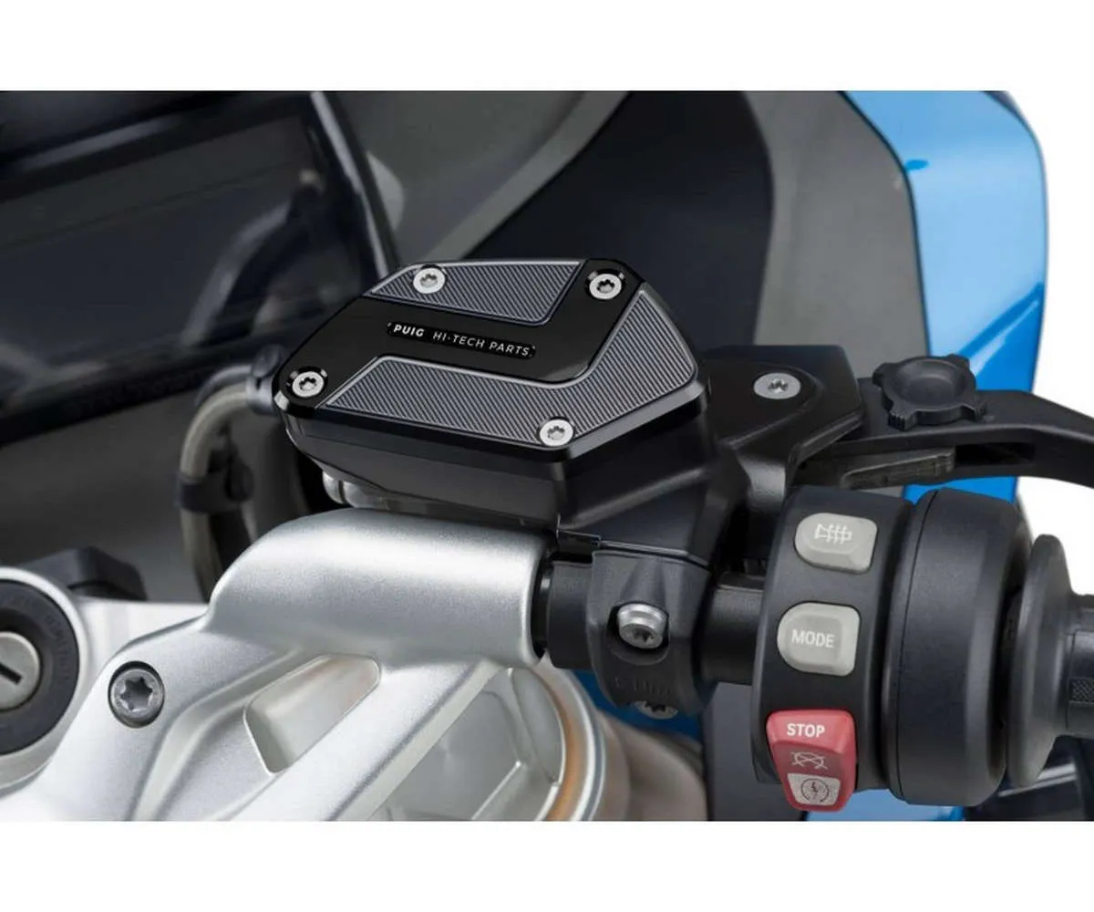 Tappo Puig Serbatoio Anteriore Per Fluido Freno Bmw R Nine T 2014 > 2016 Nero-telaio 0a6-0a16-9273N-406415
