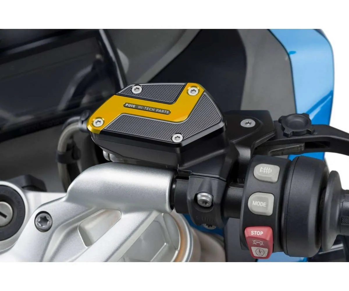 Tappo Puig Serbatoio Anteriore Per Fluido Freno Bmw R Nine T 2014 > 2016 Oro-telaio 0a6-0a16-9273O-406416