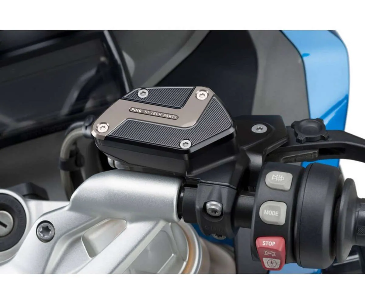 Tappo Puig Serbatoio Anteriore Per Fluido Freno Bmw R Nine T 2014 > 2016 Silver-telaio 0a6-0a16-9273P-406418