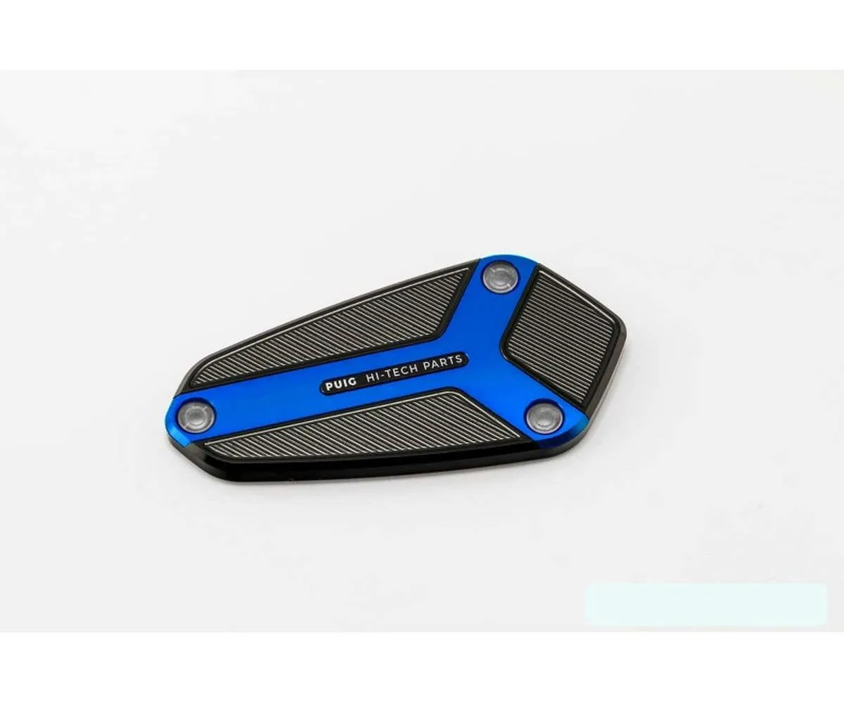 Tappo Puig Serbatoio Anteriore Per Fluido Freno Kawasaki Z1000 2010 > 2013 Blu-9277A-405614