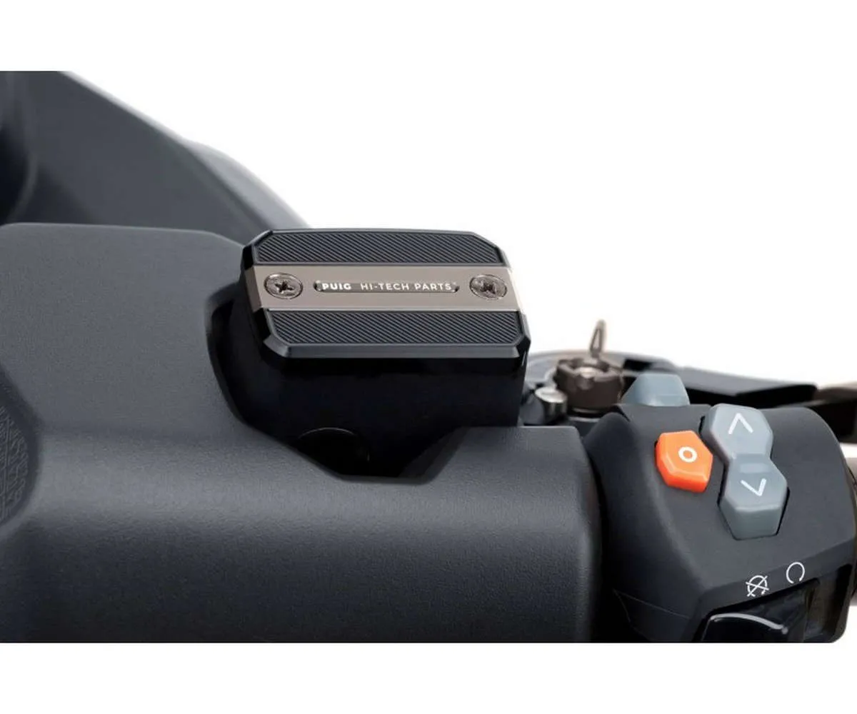 Tappo Puig Serbatoio Anteriore Per Fluido Freno Ducati Scrambler 800 Urban Motard 2021 > 2024 Silver-9499P-405649