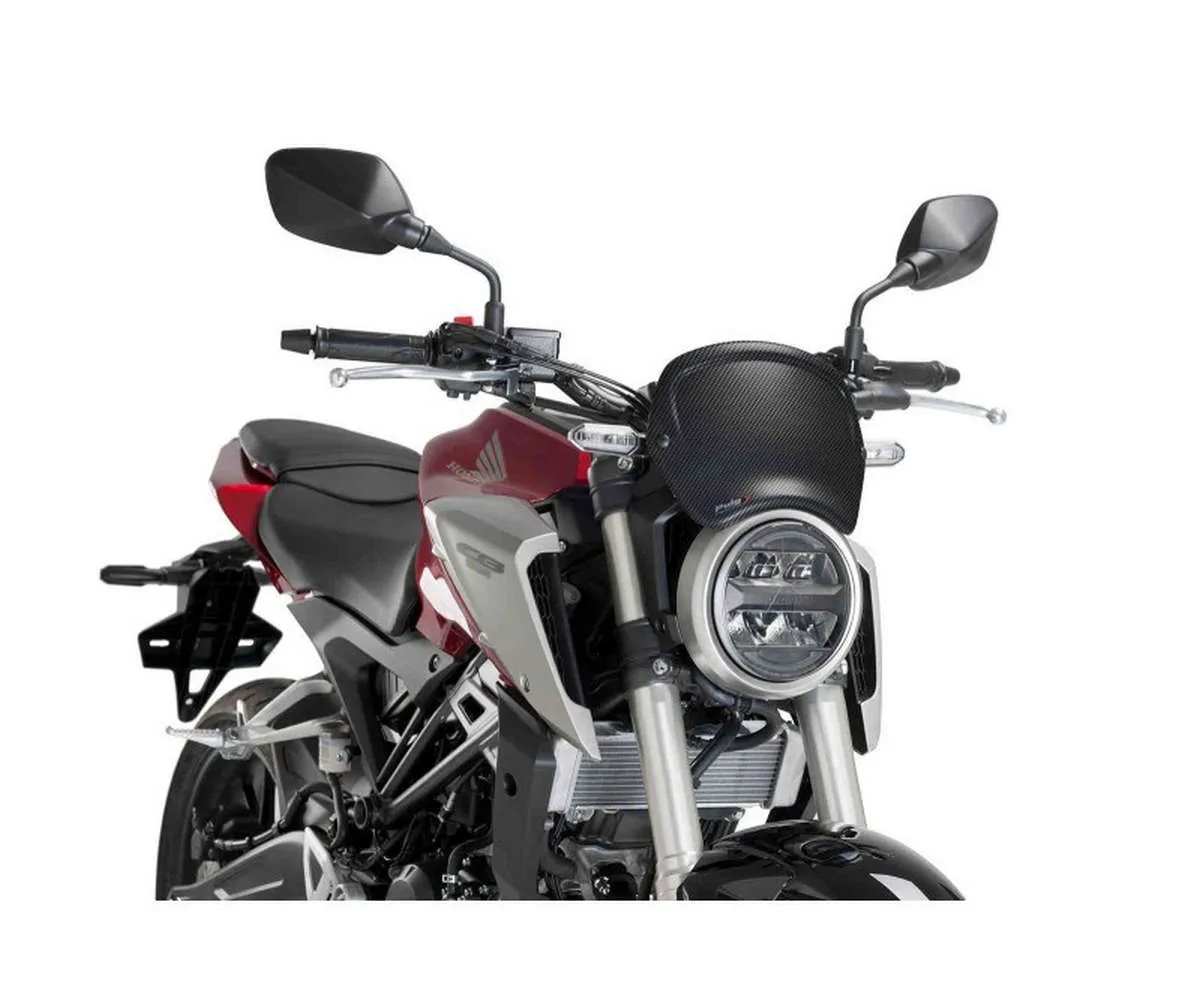 Carenatura Frontale Puig Honda Cb 125 R Neo Sports Cafe 2018 > 2024 Carbon Look-9663C-404875