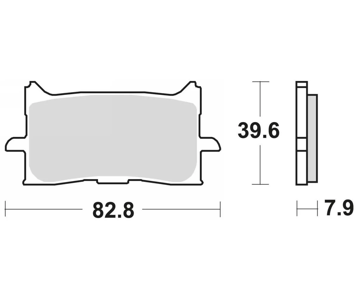 Pastiglia Freno Anteriore Destro Braking P50 Per Honda Cb 125 R Abs 2018-P50971-420809