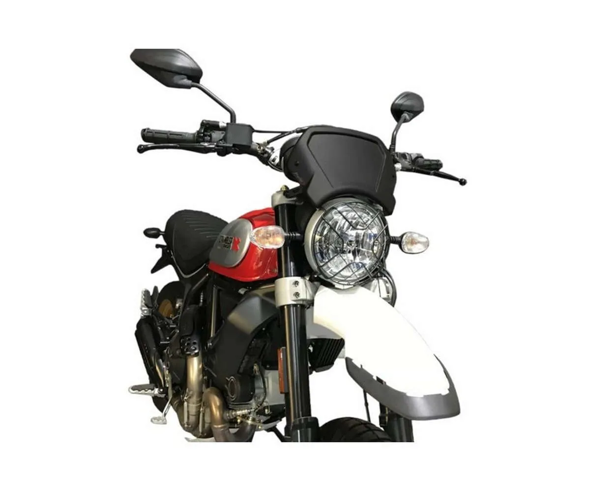 Carenatura Frontale Puig In Alluminio Ducati Scrambler Dark Pro 1100 2021 > 2024 Nero-9800N-404898