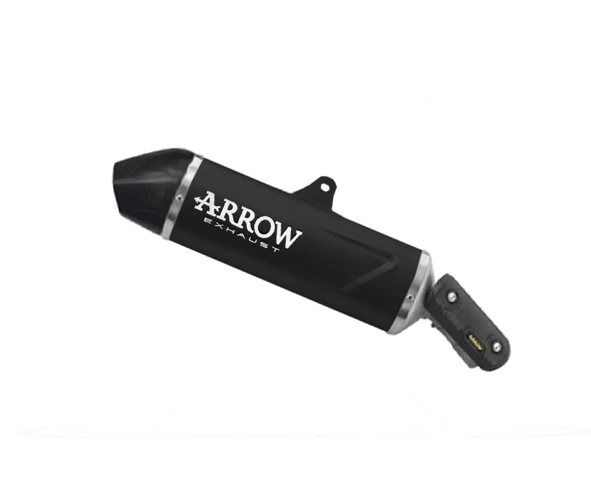 Terminale Scarico Arrow Indy Race Evo Alluminio Dark Per Aprilia Tuareg 660 2025-72646AKN-424951