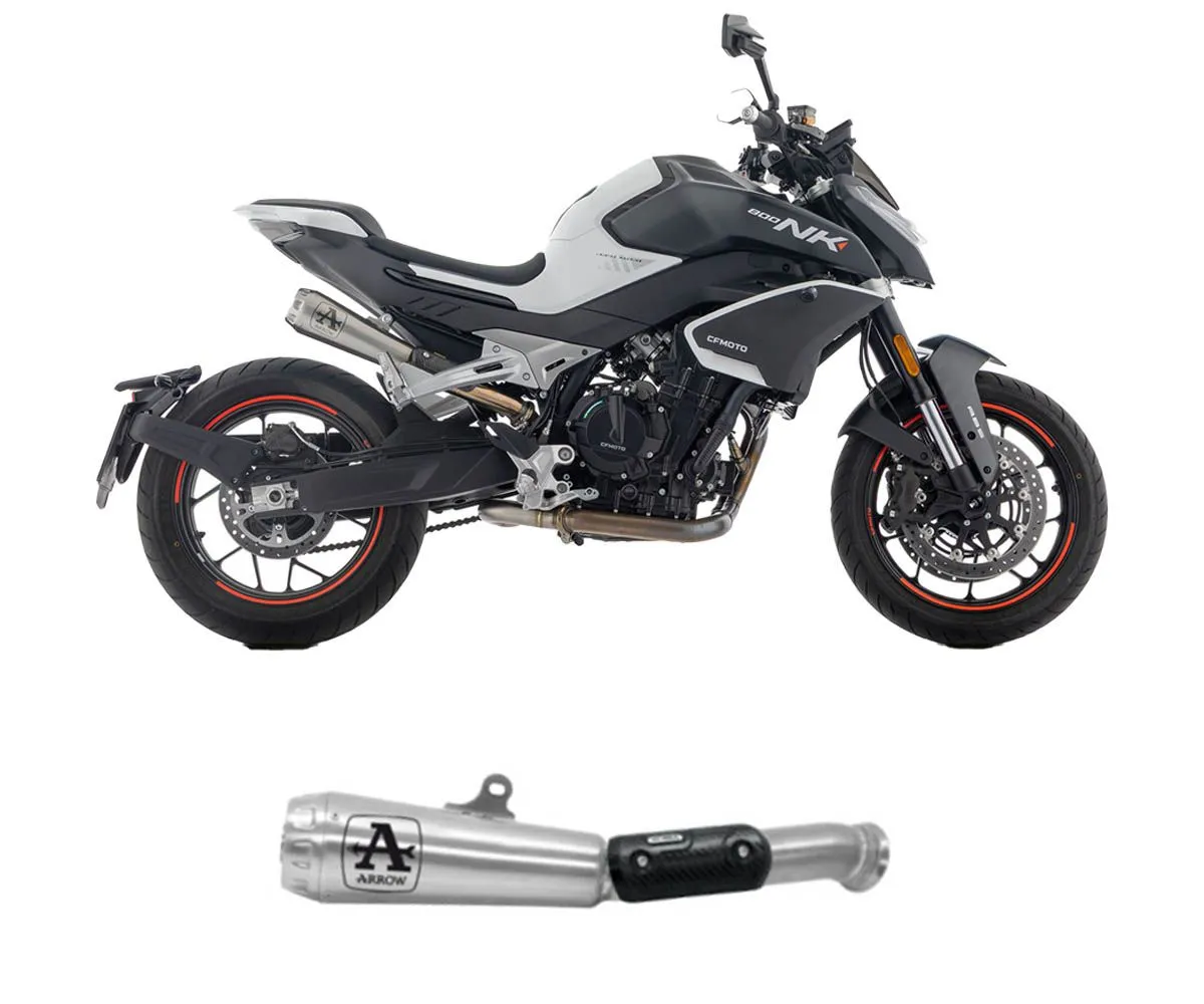 Terminale Di Scarico Arrow Pro Race Nichrom Cf Moto 800 Nk 2023 > 2025-71995PRI-424985