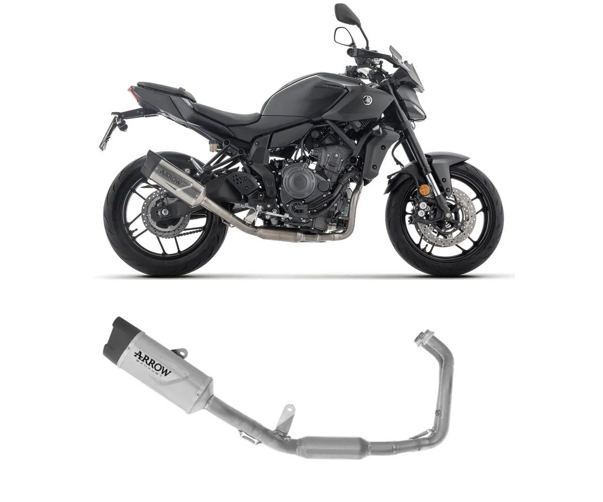 Scarico Completo Arrow Indy-race No Uso Stradale Titanio/inox Yamaha Mt-07 2025-71094PK-424541