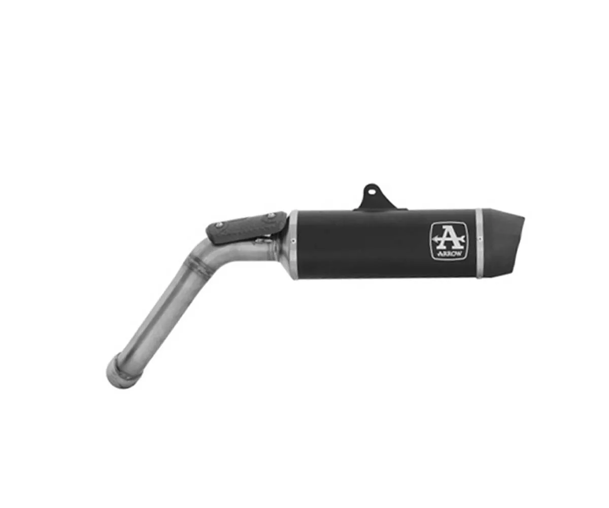 Terminale Arrow Indy Race Alluminio Dark+fondello Carb Moto Guzzi V85 Tt 2025-71998AKN-425197